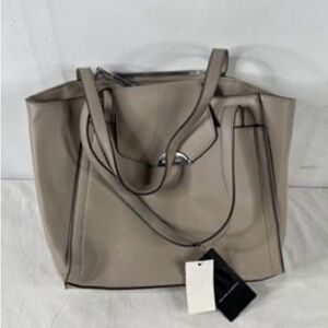 Nine West Michel carryall handbag in pumice new with flaws